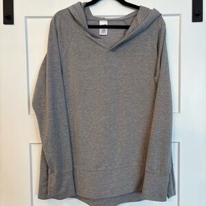 Avia Light Gray Lightweight Athletic Hoodie